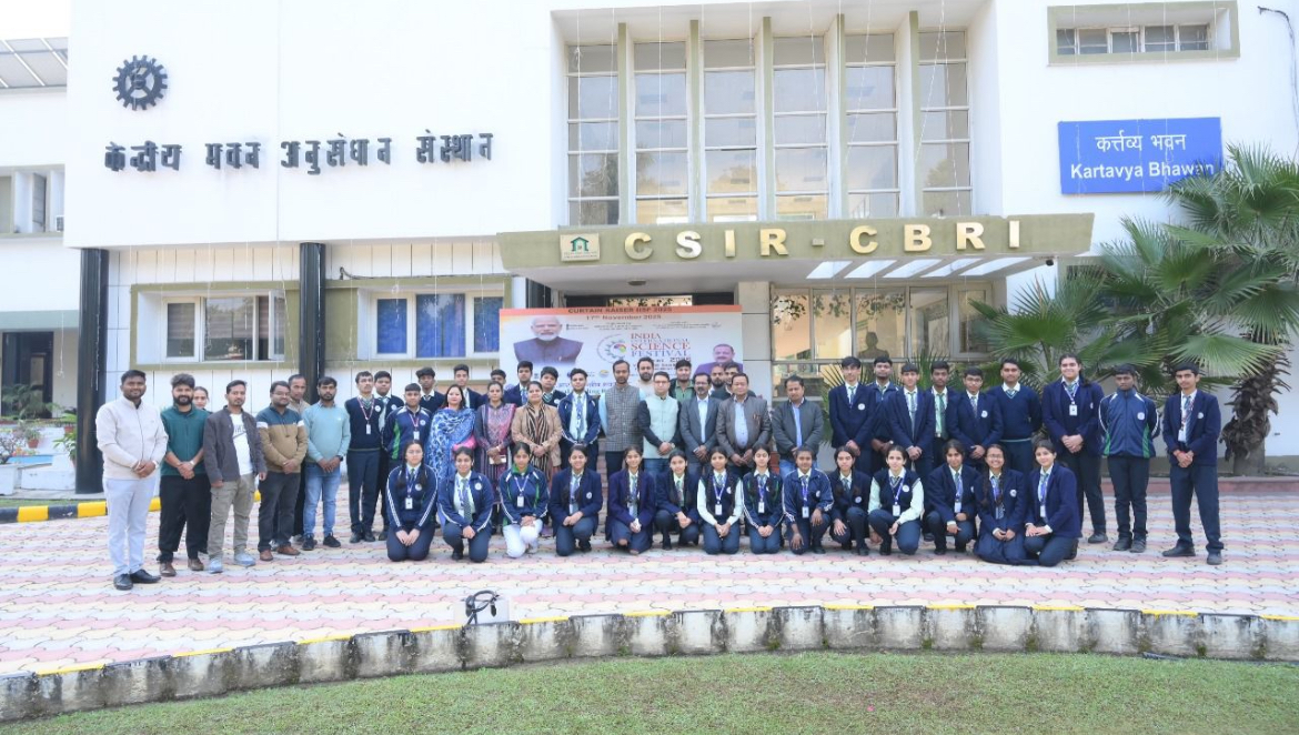 सीबीआरआई, रुड़की में भारत अंतरराष्ट्रीय विज्ञान महोत्सव 2025 का कर्टेन रेज़र कार्यक्रम आयोजित