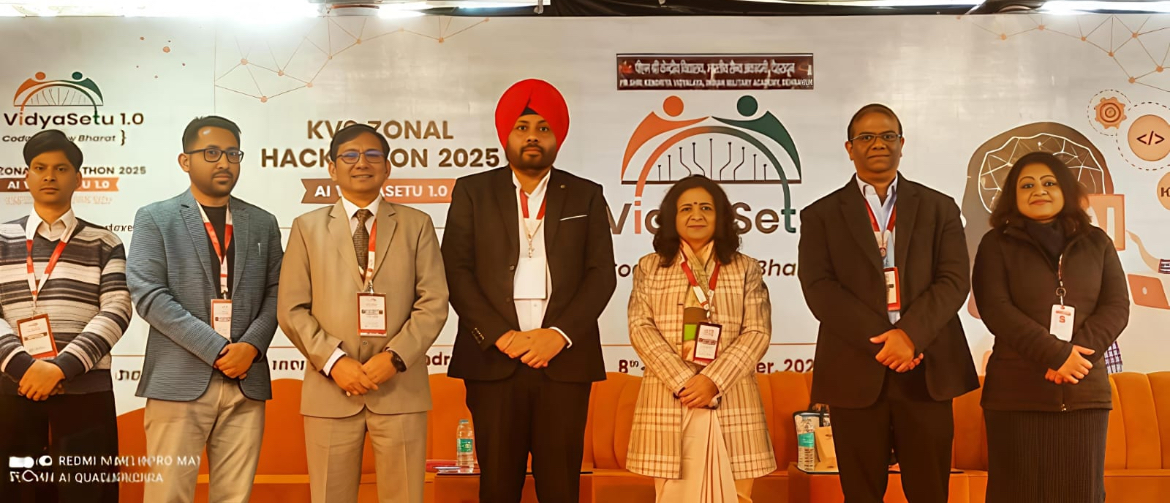 पीएम श्री केंद्रीय विद्यालय भारतीय सैन्य अकादमी में AI विद्यासेतु 1.0 हैकथॉन 2025 का शुभारंभ
